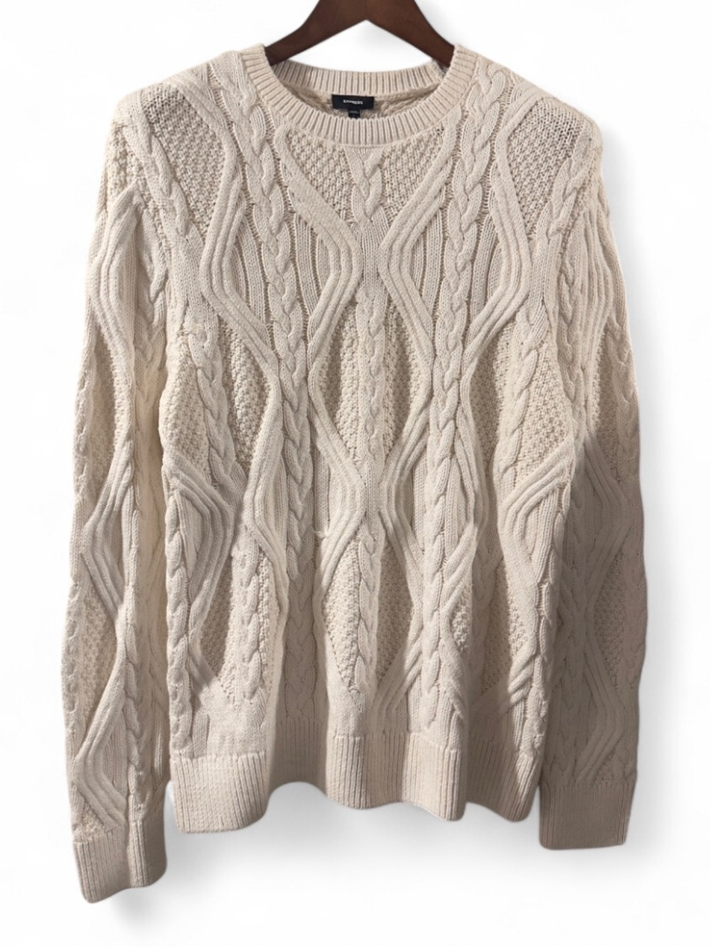 Express Cable Knit Sweater Size Men’s Large